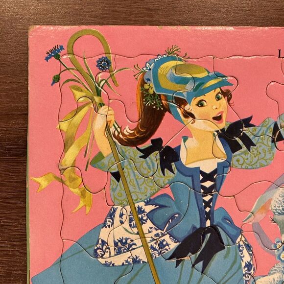1957 SIFO Co Grosset & Dunlap Little Bo-Peep Puzzle - RARE - VINTAGE - Picture 4 of 6